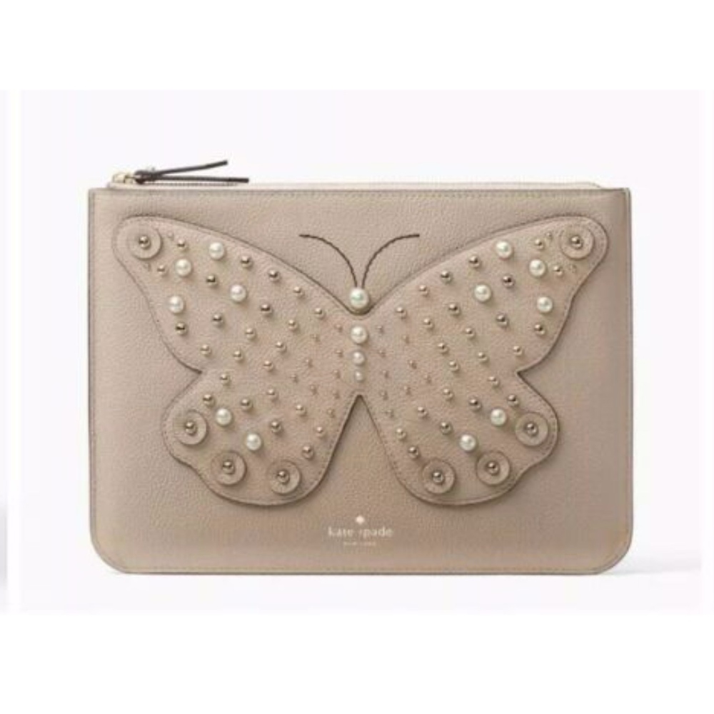 NWT Kate Spade Gia Larchmont Ave. Butterfly Clutch